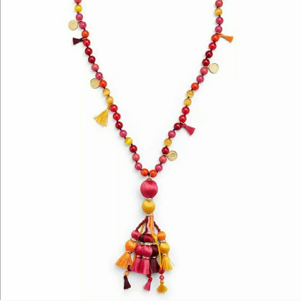 Kate spade pretty poms tassel necklace - Picture 2 of 5